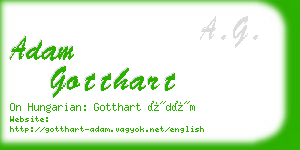 adam gotthart business card
